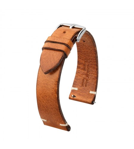 Hirsch Bagnore L brown leather watc ...