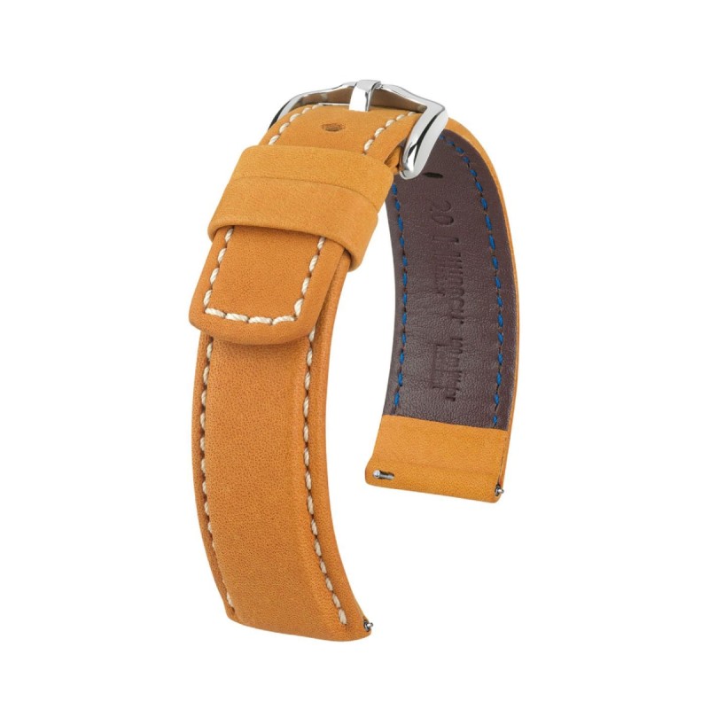 Hirsch Mariner L златисто кафява каишка от телешка кожа 20 мм Hirsch Mariner L златисто кафява каишка от телешка кожа 20 мм
