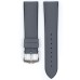  Hirsch Arne grey/silver watch strap 20 mm 0925094030-2-20