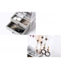 Gugita Elegant Transparent Grey Jewellery Organiser and Display Box