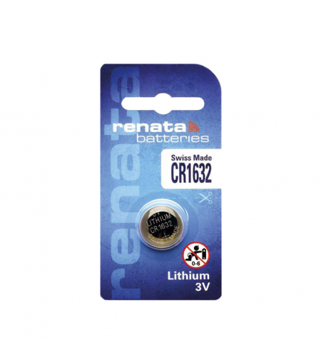 Renata CR1632 lithium battery 3V 68 ...