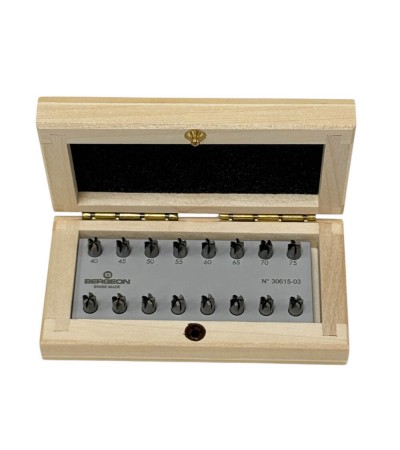 Bergeon 30615-03 End-Mills for Chronograph Screw Shoulders Cutters