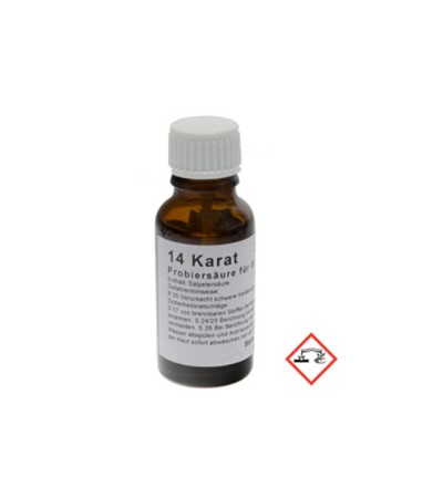 Test Acid for Gold 14ct 585 GoldSmith 20ml Germany