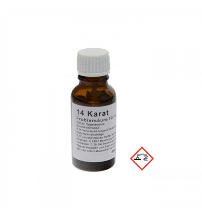 Test Acid for Gold 14ct 585 GoldSmith 20ml Germany
