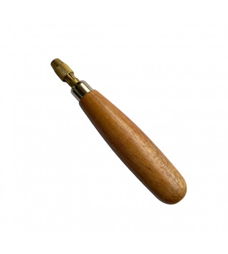 Wooden handle with chuck capacity Ø ...