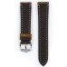  Hirsch Heritage L кафяв кожен ремък за часовник 22 мм 05033070-2-22