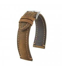  Hirsch Heritage L кафяв кожен ремък за часовник 22 мм 05033070-2-22