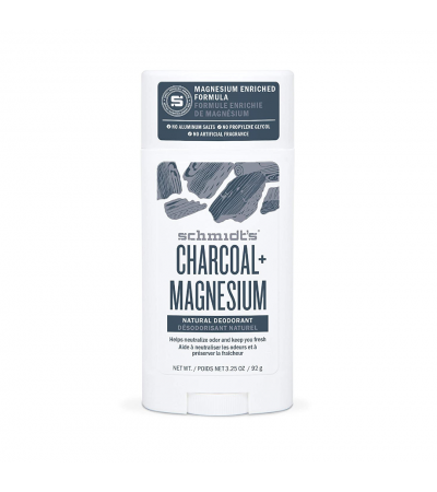 SCHMIDTS DEODORANT Charcoal Magnesium Deodorant 92 gr