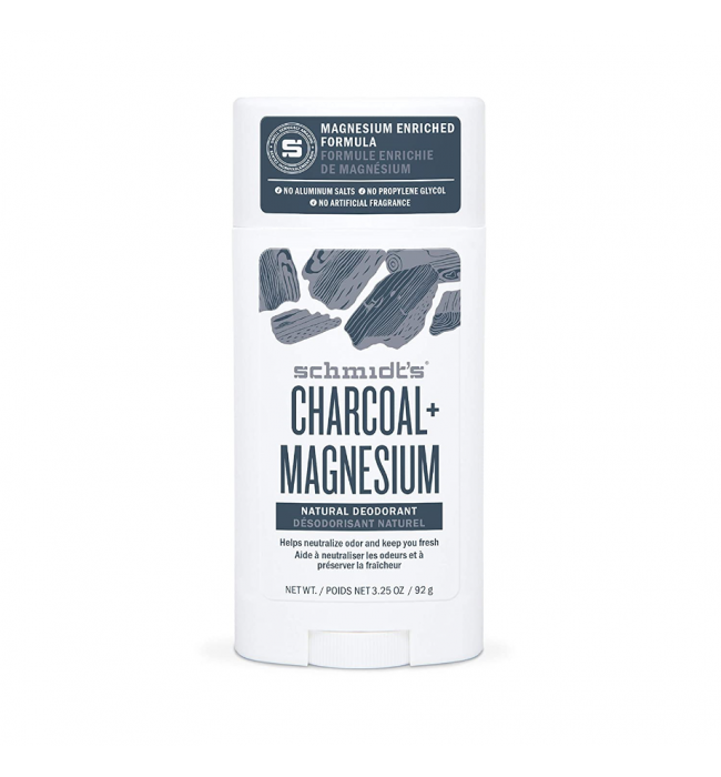 SCHMIDTS DEODORANT Charcoal Magnesium Deodorant 92 gr