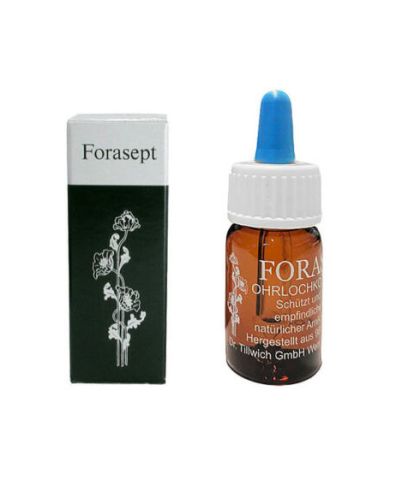 Forasept Sensitive Skin Oil Ear Piercing or Changing of Earrings 7.5 ml Cosmetic