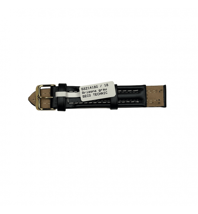 Arizona Sport watch strap 18mm, grey, water resistant