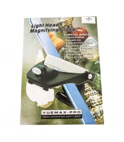 Bergeon 7826 binocular magnifier with adjustable visor 1.0x 1.5x 2.0x 2.5x 3.5x