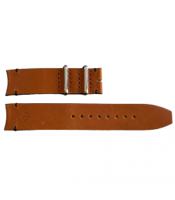 New Baume Mercier brown leather strap 21mm