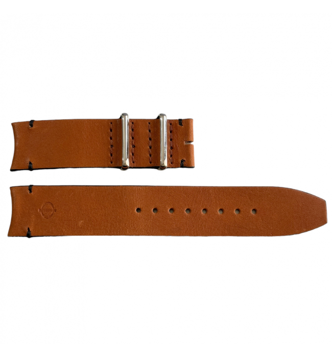 New Baume Mercier brown leather strap 21mm