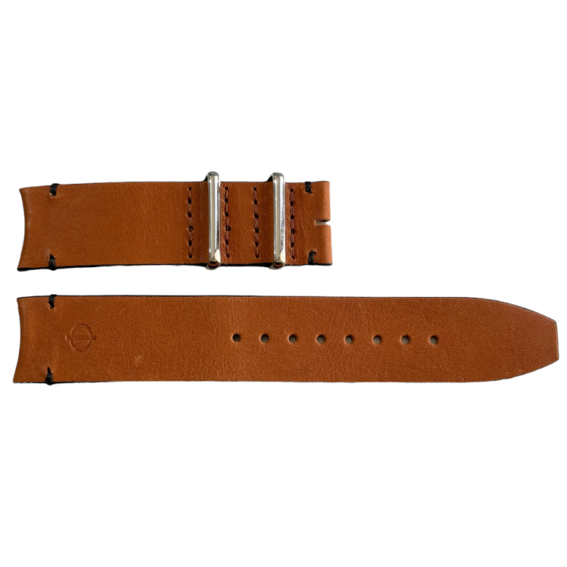 Кафява кожена каишка 21 мм за часовници Baume & Mercier Кафява кожена каишка 21 мм за часовници Baume & Mercier