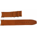 Кафява кожена каишка 21 мм за часовници Baume & Mercier
