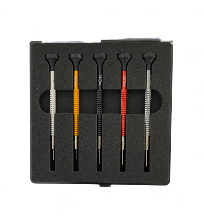 Horotec MSA01.020-A set of 5 screwdrivers with ball bearings 0.60 to 1.40 mm