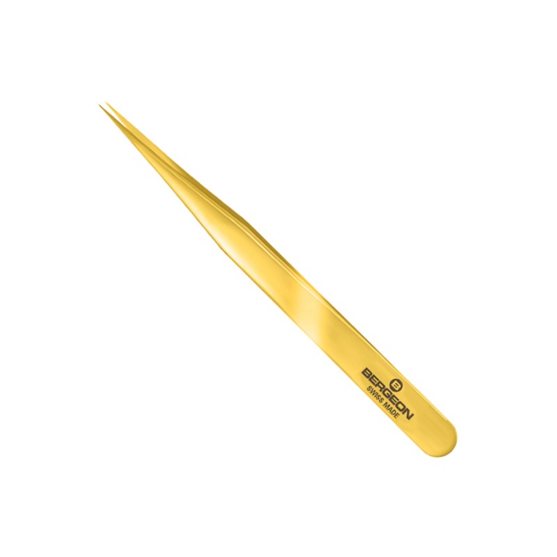 Пинсета Bergeon 7029-1AM-GF с златно покритие Пинсета Bergeon 7029-1AM-GF с златно покритие