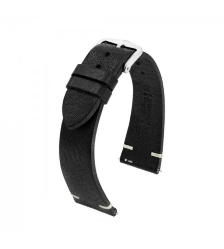 Hirsch Bagnore L black watch strap  ...