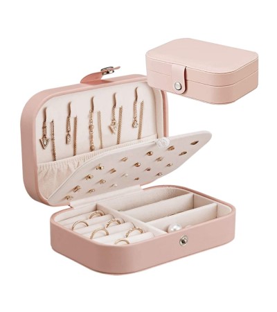 Elegant and Spacious Jewellery Box Organiser – Casket for All Your Jewellery Needs Pink
