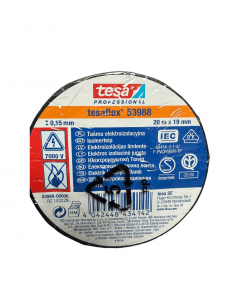 Tesa 53988-00001-00 insulating tape tesa® 53988 black (L x B) 20m x 19mm 1 Rolle(n)