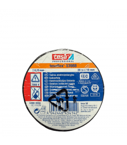 Tesa 53988-00001-00 insulating tape tesa® 53988 black (L x B) 20m x 19mm 1 Rolle(n)