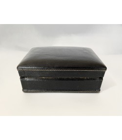 Vintage Piaget black watch box 1970s