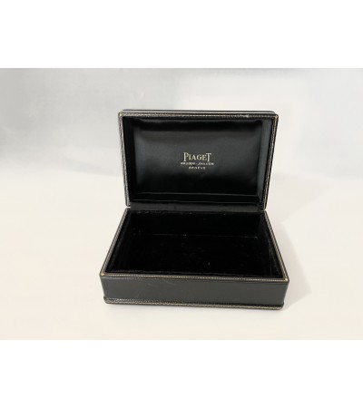 Vintage Piaget black watch box 1970s