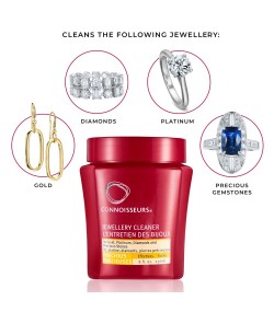 Connoisseurs Fine Jewellery Cleaner gold, platinum, diamonds and precious stone jewelry 236 ml