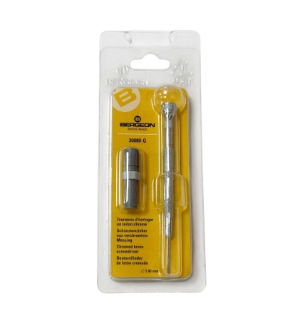 Bergeon 30080-G Watchmaker Screwdrivers with Spare Blades 1.40mm