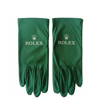 New green Rolex gloves for presentation size M