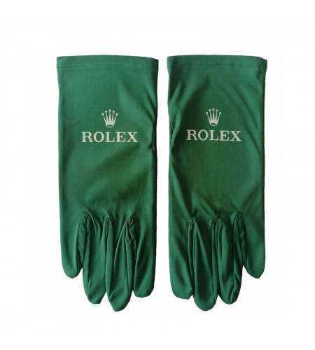 New green Rolex gloves for presenta ...