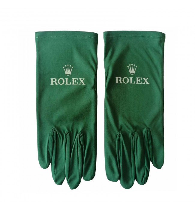 New green Rolex gloves for presentation size M