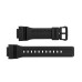 Черна гумена каишка за часовник Casio 21 мм
