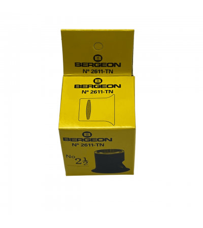 Bergeon 2611-TN 4x watchmaker eyeglasses loupe biconvex air 2.5