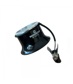 Bergeon 7913-2.5 eyeglass watchmaker loupe with clip 4x