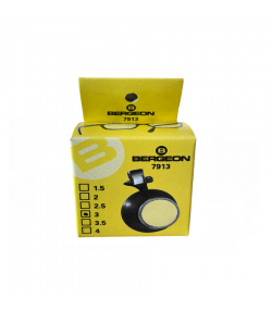 Bergeon 7913-2.5 eyeglass watchmaker loupe with clip 4x