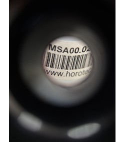 Horotec MSA00.025-2.5 eyeglass loupe black plastic with aluminium screwed ring x5