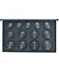 Bergeon 7499-A case press dies 13 piece set