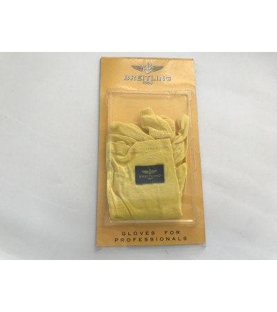 New Breitling yellow gloves universal size