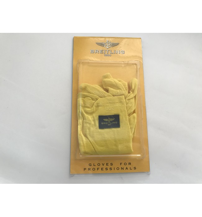 New Breitling yellow gloves universal size