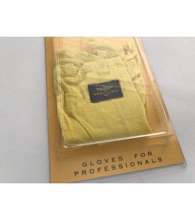 New Breitling yellow gloves universal size