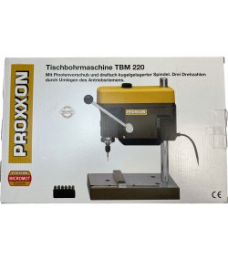 Настолна бормашина Proxxon TBM 220 85W 230V с 6 цанги и патрон