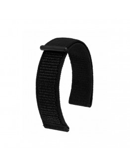 Velcro Black Watch Strap Soft, Elas ...