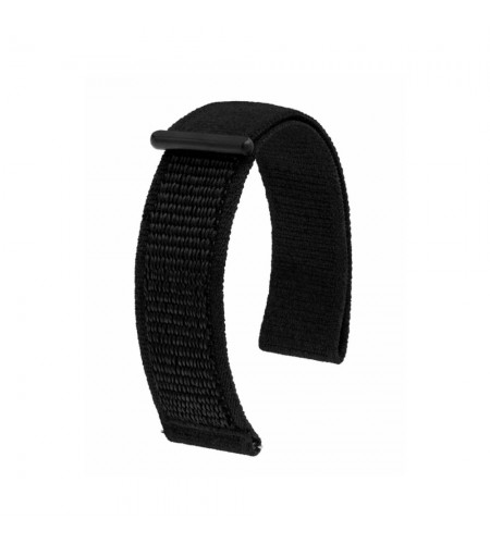Velcro Black Watch Strap Soft, Elas ...