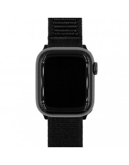Velcro Black Watch Strap Soft, Elas ...