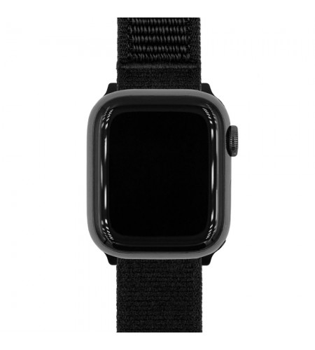 Velcro Black Watch Strap Soft, Elas ...