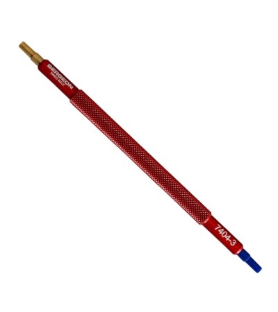 Bergeon 7404-3 hand setting tool with 2 tips Ø 1.00-2.75 mm