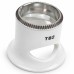 Bergeon 2611-TB-2 loupe, white, biconvex, ventilation port, magnification 5
