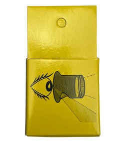 Bergeon 2611-TB-2 loupe, white, biconvex, ventilation port, magnification 5